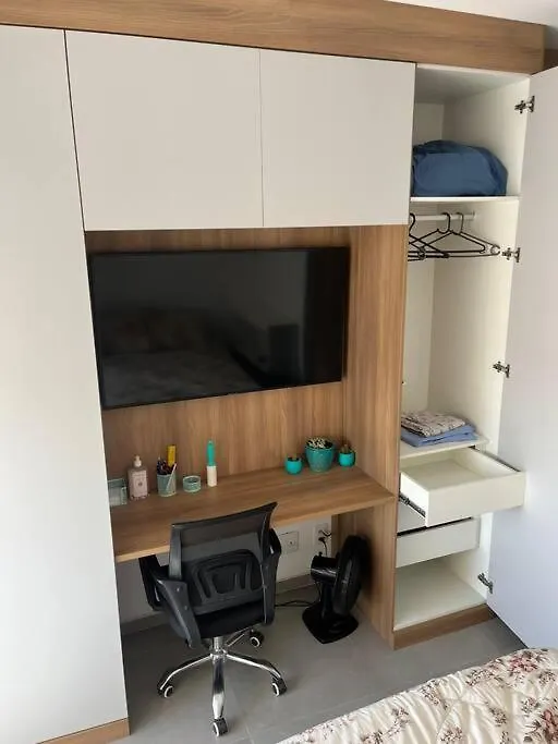Studio Ampliado No 18 Andar Com Uma Vista Incrivel Sao Paulo Apartment