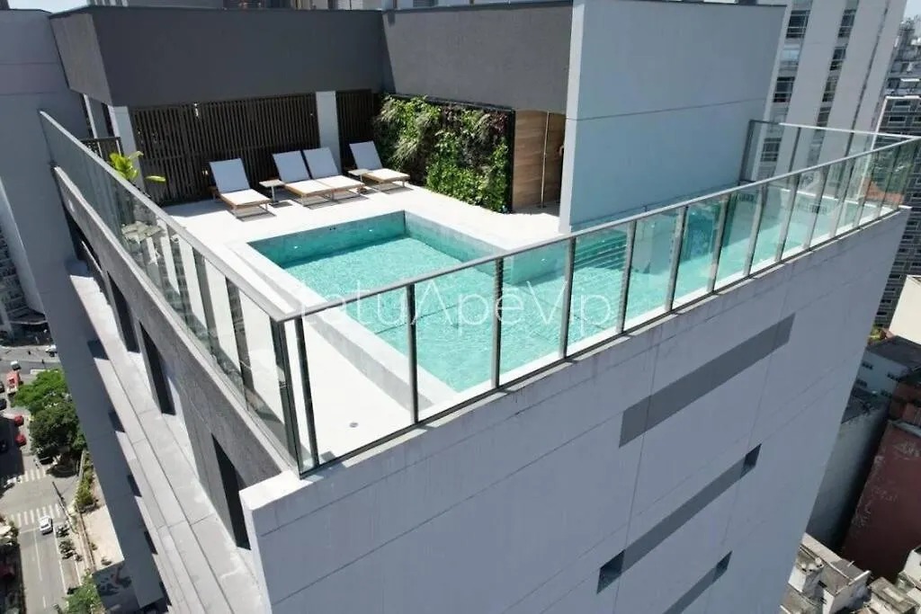 Studio Ampliado No 18 Andar Com Uma Vista Incrivel Sao Paulo Apartment